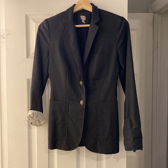 Aritzia Talula charcoal Grey wool blazer, Size 2 - Picture 7 of 8